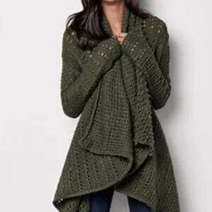 Women's Olive Knit Sweater